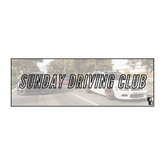 Sunday Drivers Club Slap Sticker
